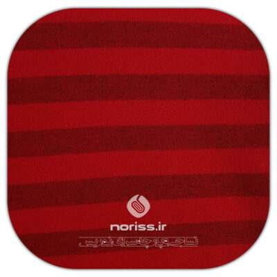 پارچه جودون لاکرا 1/30 راه راه نوریس | قرمز راه راه پهن | F107352